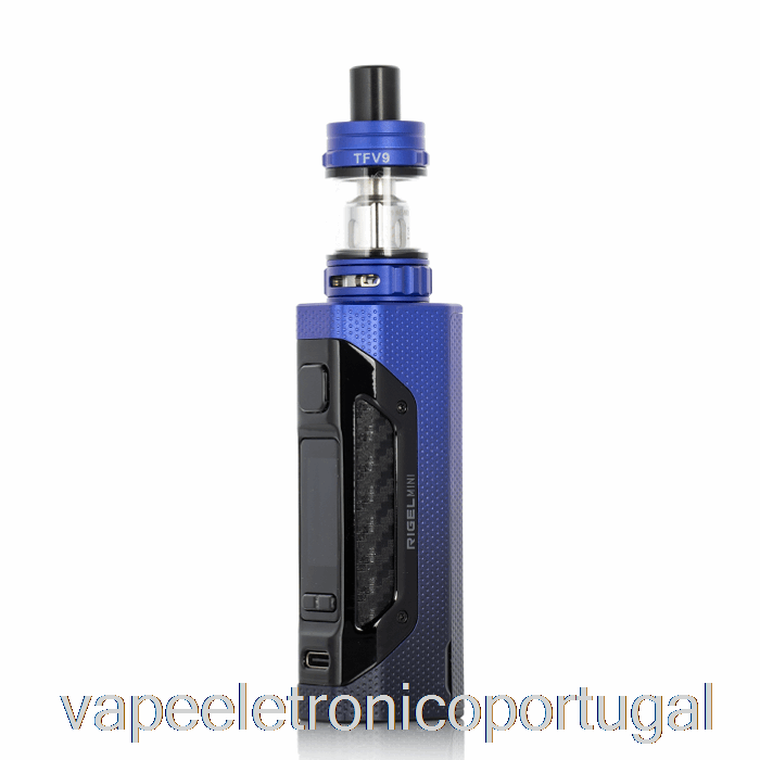 Vape Eletrônico Smok Rigel Mini 80w Starter Kit Preto Azul